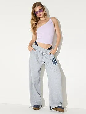 PINK Base Stretchâ¢ Twisted One-Shoulder Tank Top