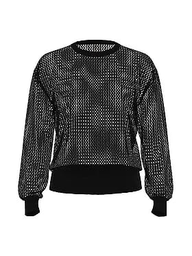 Beachwear Crochet Crewneck Sweater