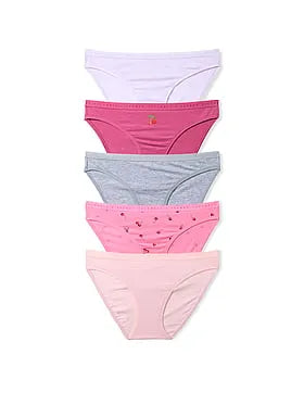 5-Pack Stretch Cotton Bikini Panties