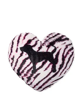 PINK Dog Heart Throw Pillow