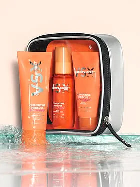 Clementine Hibiscus Feel Energized Travel Set