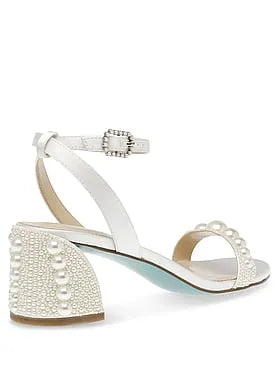 Tina Pearl Block Heel Sandal