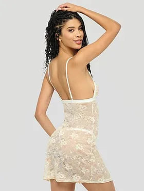 Never Say Never Naughty Chemise & G-String Panty Set