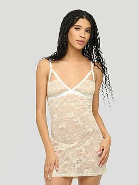 Never Say Never Naughty Chemise & G-String Panty Set