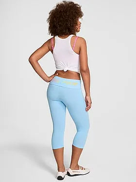 All-Day Cottonâ¢ Foldover Capri Leggings