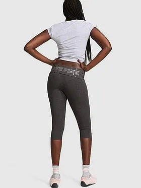 All-Day Cottonâ¢ Foldover Capri Leggings