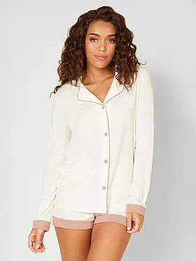 Bella Long-Sleeve Top and Boxer Set