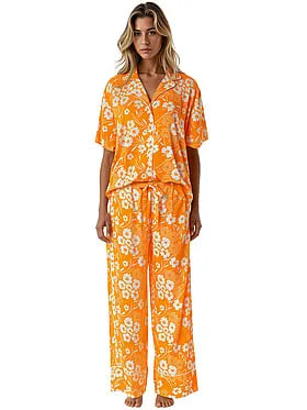 Kameli Short-Sleeve Pants Set