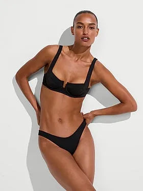 Ruched Cheeky Bikini Bottom