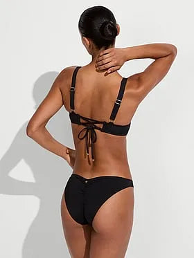 Ruched Cheeky Bikini Bottom