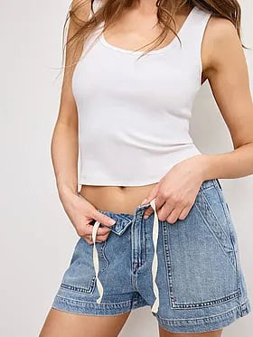 Lite Linen Denim Shorts