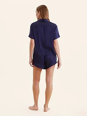 Audrey Mulberry Silk Boxer Pajama Short