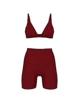 SoSleekâ¢ Triangle Bralette & Short Set