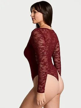 Lace Long-Sleeve Bodysuit