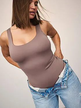 Luxe Contour Square-Neck Bodysuit