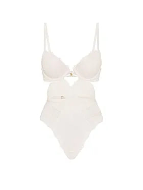 Rose Lace Push-Up Teddy