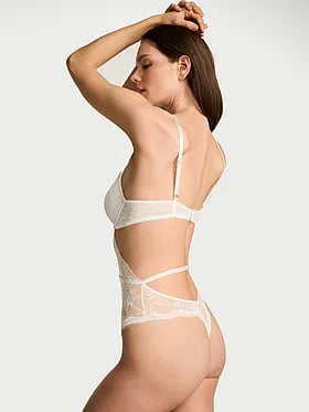 Rose Lace Push-Up Teddy