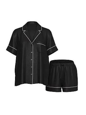 Signature Satin Short Pajama Set
