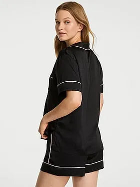 Signature Satin Short Pajama Set