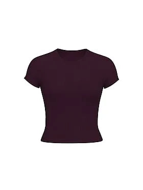SoSoftâ¢ Modal Wide-Rib Fitted Tee