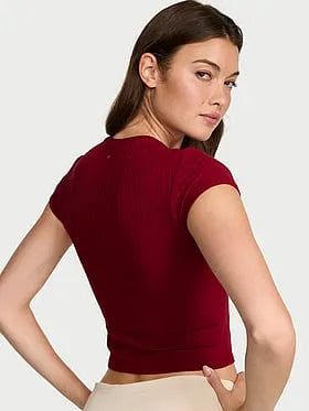 SoSoftâ¢ Modal Wide-Rib Fitted Tee