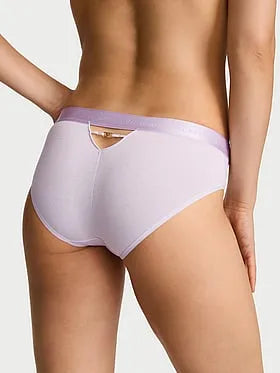 Logo Cotton Strappy Hiphugger Panty