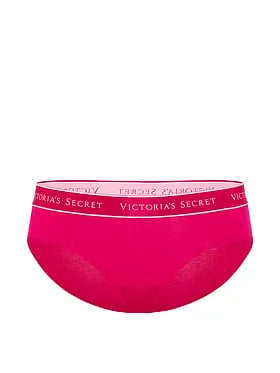 Logo Cotton Strappy Hiphugger Panty