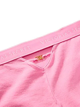 Logo Cotton Strappy Hiphugger Panty