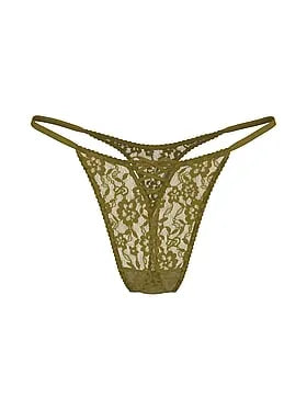 Lacie Lace-Up Bow String Thong Panty