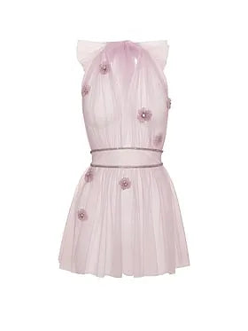 Atelier Victoria's Secret Ethereal Embellished Tulle Mini Dress
