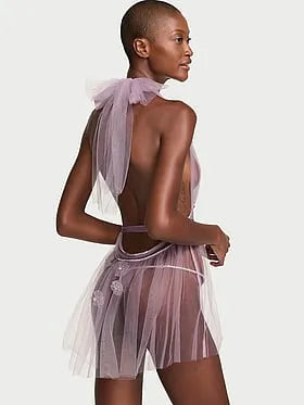 Atelier Victoria's Secret Ethereal Embellished Tulle Mini Dress