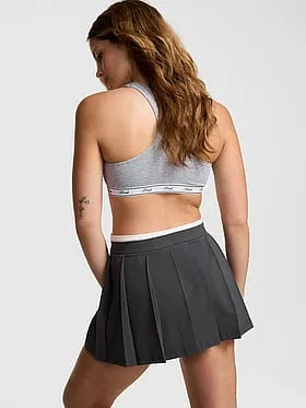 On-the-Go Low-Rise Pleated Skirt