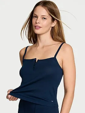 Cotton Henley Cami
