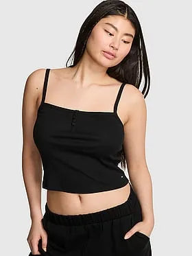 Cotton Henley Cami