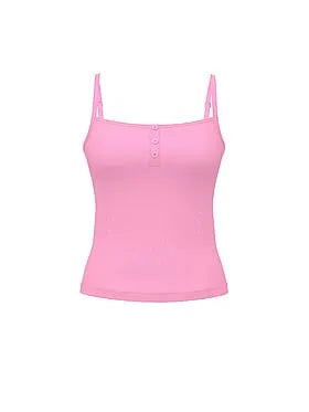 Cotton Henley Cami