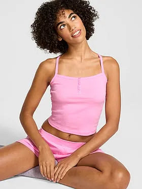 Cotton Henley Cami