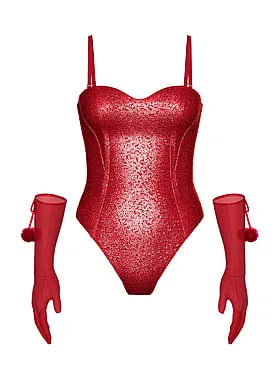Naughty or Nice Sequined Dress-Up Costume Set