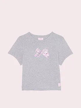PINK x LoveShackFancy Retro Cotton Tee