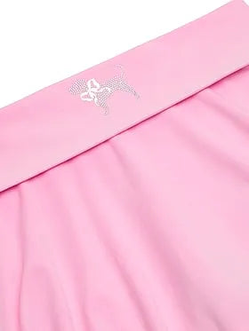 PINK x LoveShackFancy Cotton Foldover Flirty Skirt