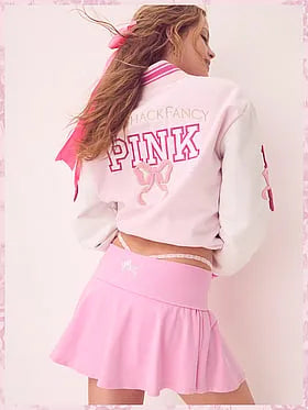 PINK x LoveShackFancy Cotton Foldover Flirty Skirt