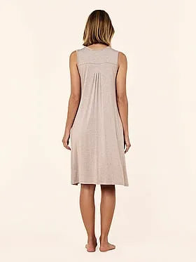 Kate Modal Pleat Front Midi Length Nightie