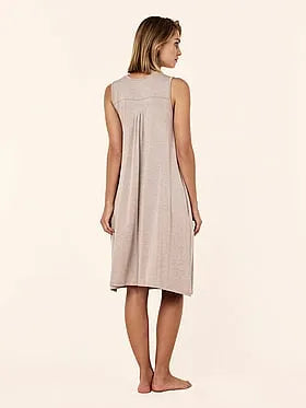 Kate Modal Pleat Front Midi Length Nightie
