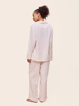Super Soft Brushed Herringbone Cotton PJ Set