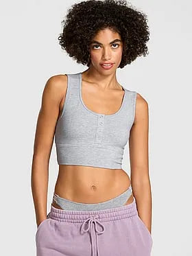 All-Day Cottonâ¢ Henley Scoop Bra