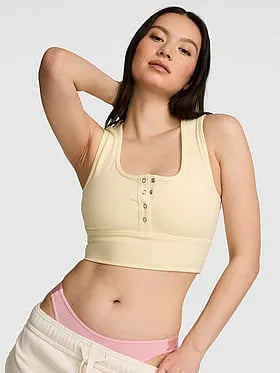 All-Day Cottonâ¢ Henley Scoop Bra