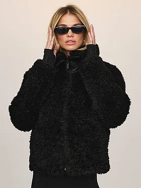 Cozy Faux Shearling Jacket