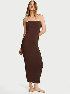 Smooth Seamless Tube Maxi Dress