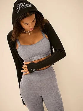 Relay Logo Shine Sports Bra