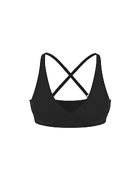 PINK Relayâ¢ Criss-Cross Plunge Sports Bra