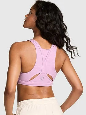 Relay Cut-Out High-Neck Sports Bra